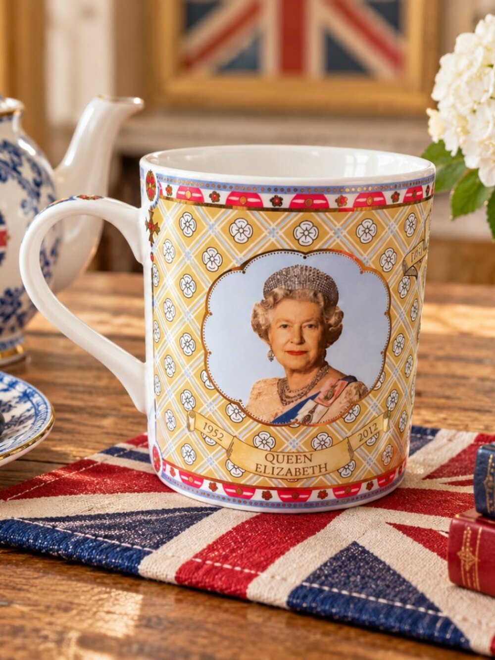 James Sadler & Sons coffee mug-Diamond Jubilee of Queen Elizabeth II (1952–2012)